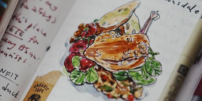 Workshop – Food Journaling with Watercolor by Szetoo Weiwen