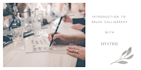 SOLD OUT - Introduction to Brush Calligraphy primary image