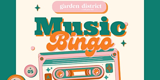 Imagen principal de Music Bingo Wednesdays @ Garden District Taproom DOWNTOWN WPB!