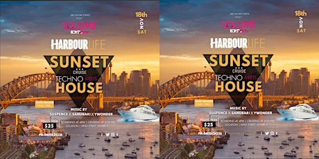 HARBOUR LIFE SUN-SET  BOAT PARTY - Techno Meets House! primary image