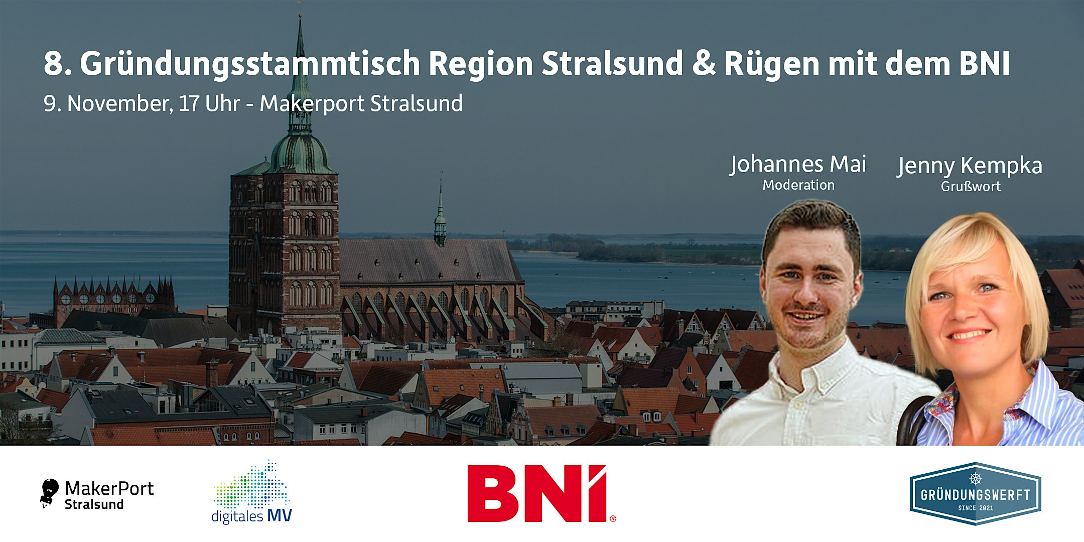 Veranstaltungsbild für die Veranstaltung 8. Gründungsstammtisch Stralsund & Rügen