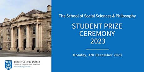 School of Social Sciences & Philosophy Student Prize Ceremony 2023 primary image