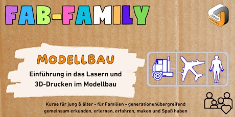 Imagen principal de FabLabKids: FabFamily - Modellbau-Möglichkeiten