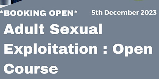 Primaire afbeelding van Advanced Adult Sexual Exploitation: Open Course