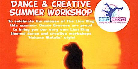 The Lion King themed Dance & Creative Summer Holiday Workshop at The Half Moon Putney primary image