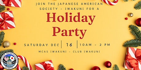 Japanese American Society - Iwakuni 2023 Holiday Party primary image
