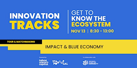 Imagem principal de Innovation Tracks - Impact & Blue Economy