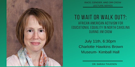 Image principale de Race, Gender, and Jim Crow Lecture Series- Dr. Thuesen