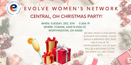 Imagen principal de Evolve Women's Network: Columbus Christmas Party!