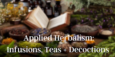 Applied Herbalism: Infusions, Teas + Decoctions primary image
