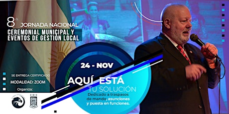 Immagine principale di 8a. Jornada Nacional de Ceremonial Municipal y  Eventos de Gestión Local 
