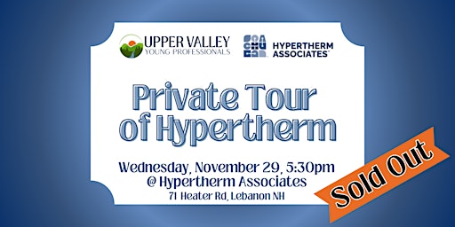 Imagem principal do evento UVYP Tour of Hypertherm