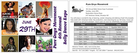 Pure Onyx Movement 4th Annual Belly Dance Expo primary image