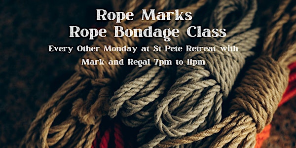 Learn Shibari at Rope Marks Rope Class
