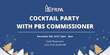 Imagem principal do evento FRPA Cocktail Party with PBS Commissioner
