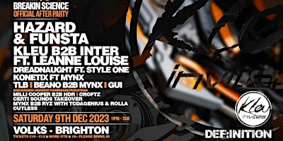 Def:inition + Kleu Invites present DJ Hazard Poster
