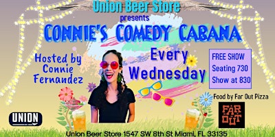 Comedy Night at Union Beer Store in Little Havana Every Wednesday primary image