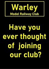 Copy of Copy of Warley Model Railway Club FREE TRAINING SESSIONS!