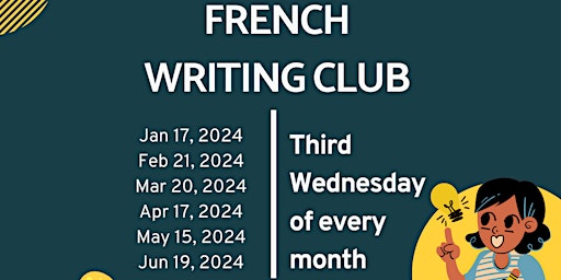 Hauptbild für French Writing Club (13-15 )