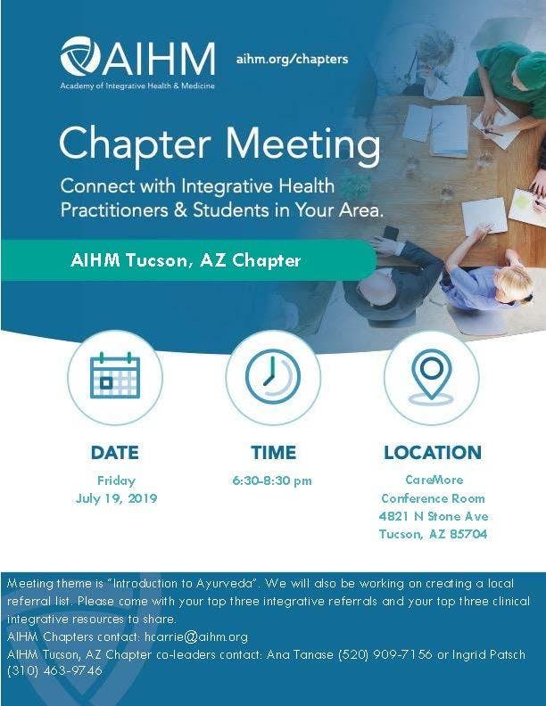 AIHM Tucson, AZ Chapter Meeting