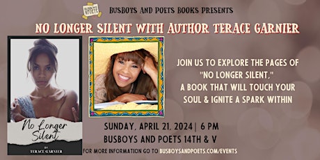 NO LONGER SILENT | A Busboys and Poets Books Presentation primary image