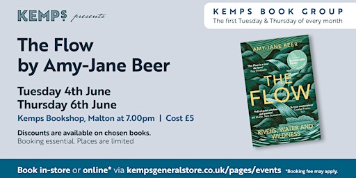 Hauptbild für Book Club - Tuesday - The Flow by Amy-Jane Beer
