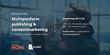 Primaire afbeelding van Multiplatform publishing & contentmarketing: review/preview