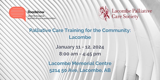 Palliative Care Training for the Community: Lacombe primary image