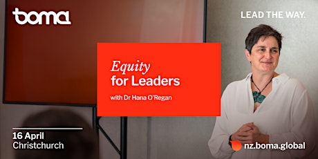 Equity for Leaders | One-day Workshop | 16 April 2024