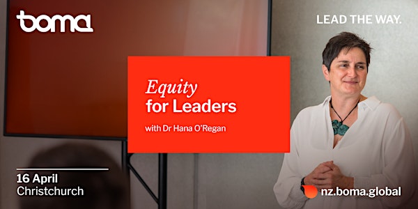 Equity for Leaders | One-day Workshop | 16 April 2024