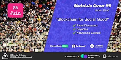 Image principale de Blockchain Corner #5 : Blockchain for Social Good