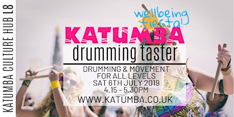 Drumming Taster for Adults - Katumba Wellbeing Fiesta