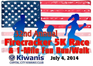 Capital City Kiwanis Club 32nd Firecracker 5K Race 4th of July primary image