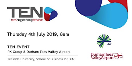 Event with Durham Tees Valley Airport and px group primary image