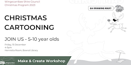 Make and Create: Christmas Cartooning for Kids with Toonworld primary image