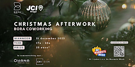 Primaire afbeelding van Christmas Afterwork - Bora Coworking & JCI Brugge