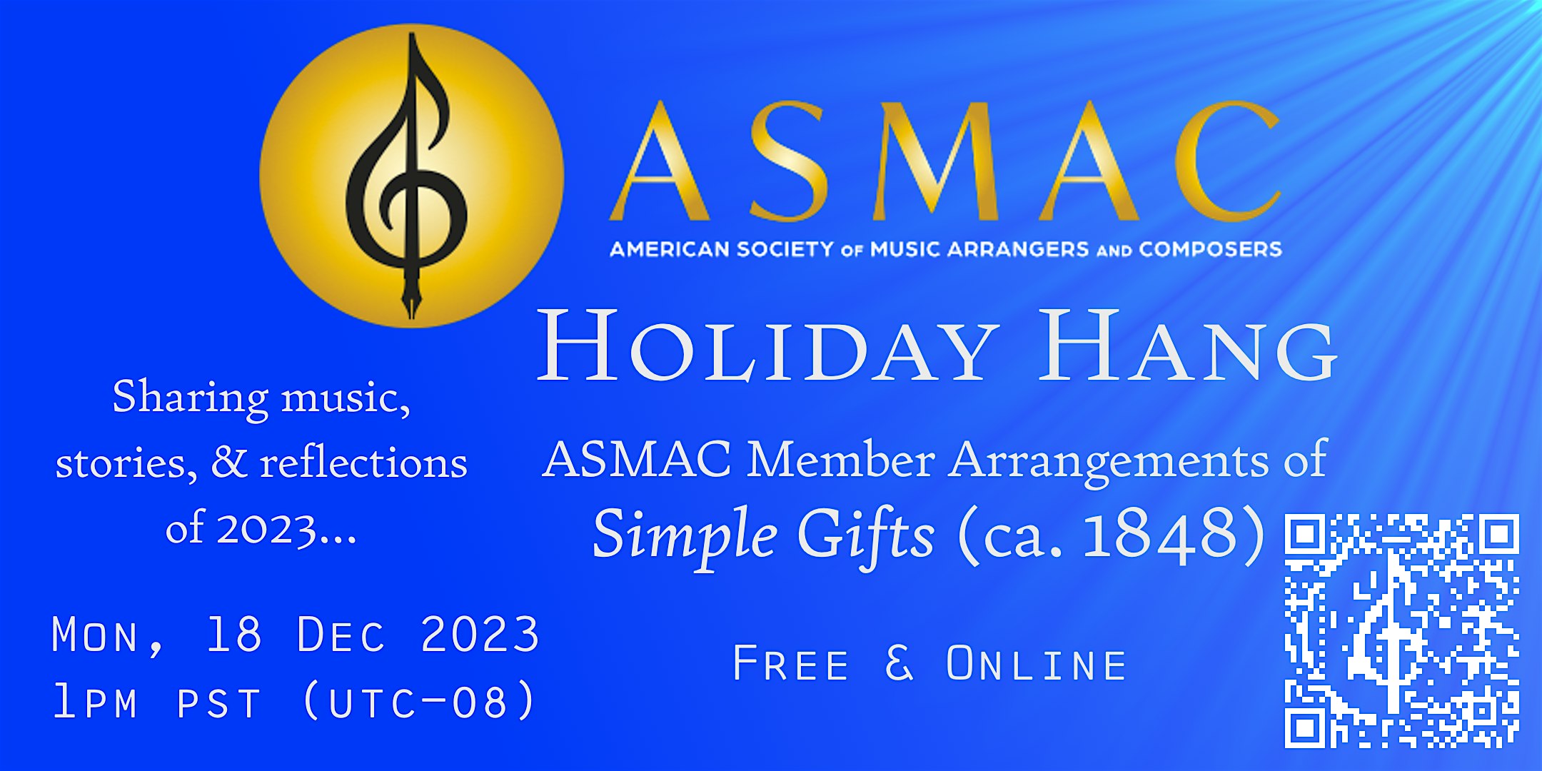 ASMAC Holiday Hang: Simple Gifts