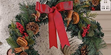 Christmas wreath making workshop primary image