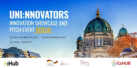 Imagen principal de UNI:NNOVATORS Innovation Showcase and Pitch Event Berlin