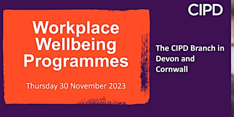 Workplace Wellbeing Programmes primary image