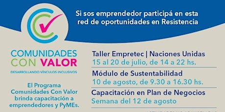 Imagen principal de Charla de sensibilización-Programa Comunidades con Valor-Fundación Empretec