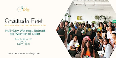 Imagen principal de Gratitude Fest: Half-Day Wellness Retreat for Women of Color