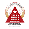Logótipo de CCAC, Delta Sigma Theta Sorority, Inc.