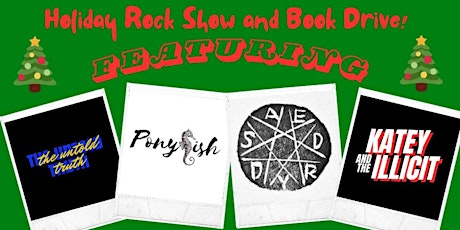 Holiday Rock Show and Book Drive @TheVault primary image