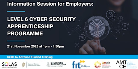 Information Session for Employers on the L6 Cyber Security Apprenticeship primary image