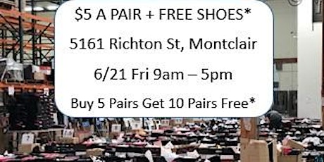$5 A PAIR + FREE SHOES*: Women's Shoe Sale primary image
