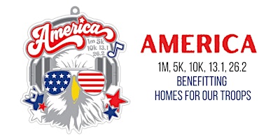Imagem principal do evento AMERICA 1M 5K 10K 13.1 26.2-Save $2