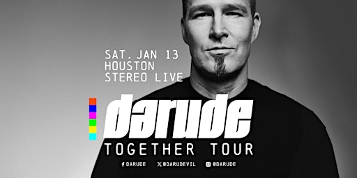 Imagen principal de DARUDE - Stereo Live Houston