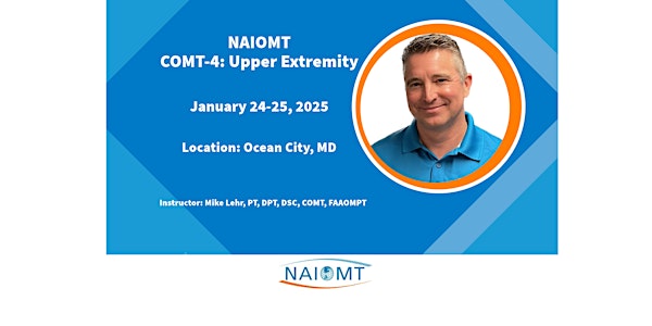 NAIOMT COMT-4: Upper Extremity [Ocean City, MD]2025