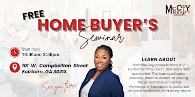 Primaire afbeelding van Home Buyer's Seminar